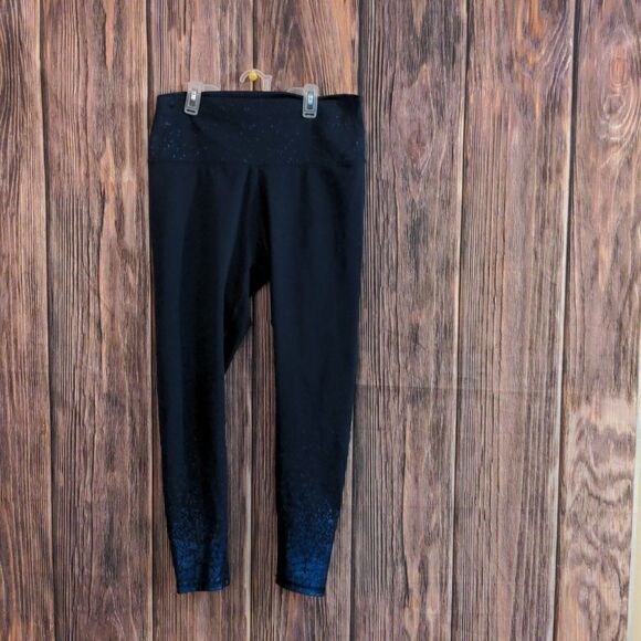 Zobha Pants - Z by zobha. Dark blue speckled workout pants. Size XL